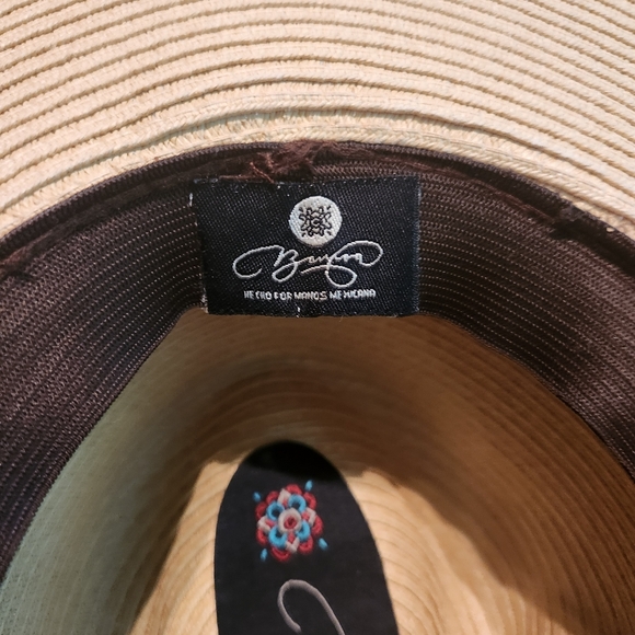 Stylish Beige Wide Brim Hat with Black Band - Picture 10 of 12